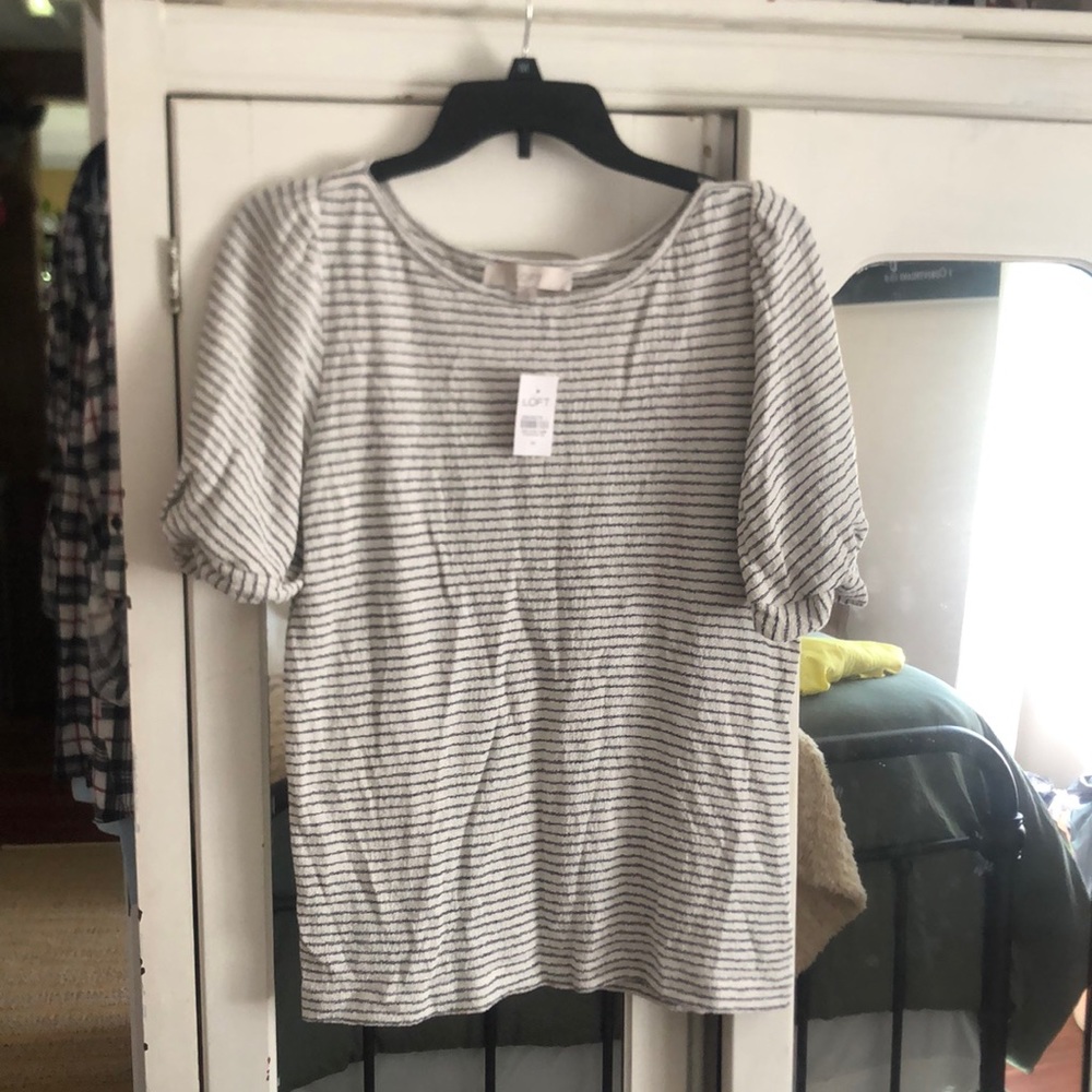 Loft striped top